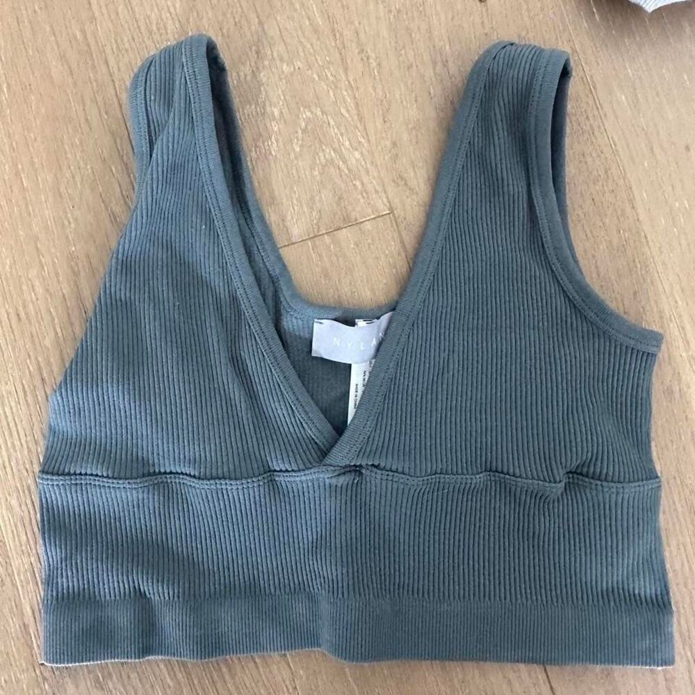 Revolve Women's Blue and Grey Bra